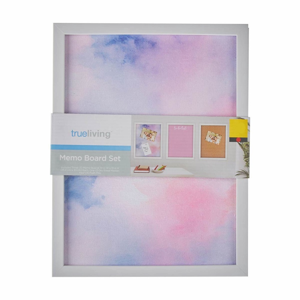 3 piece Memo Board Set Tie Dye